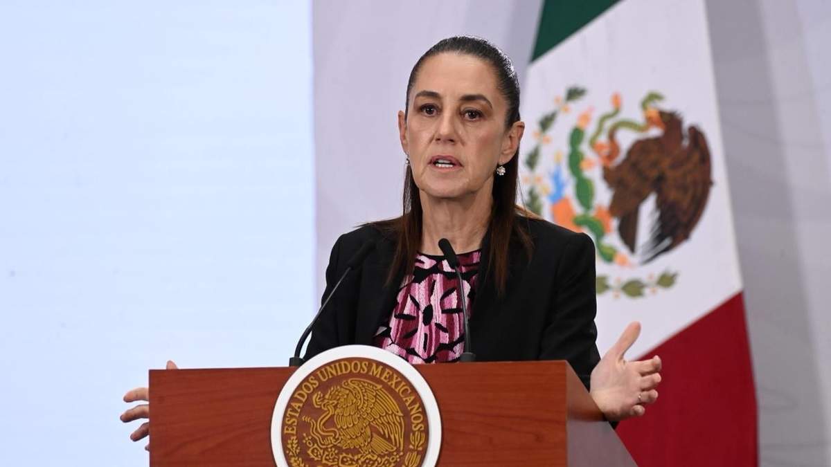 La presidenta Claudia Sheinbaum