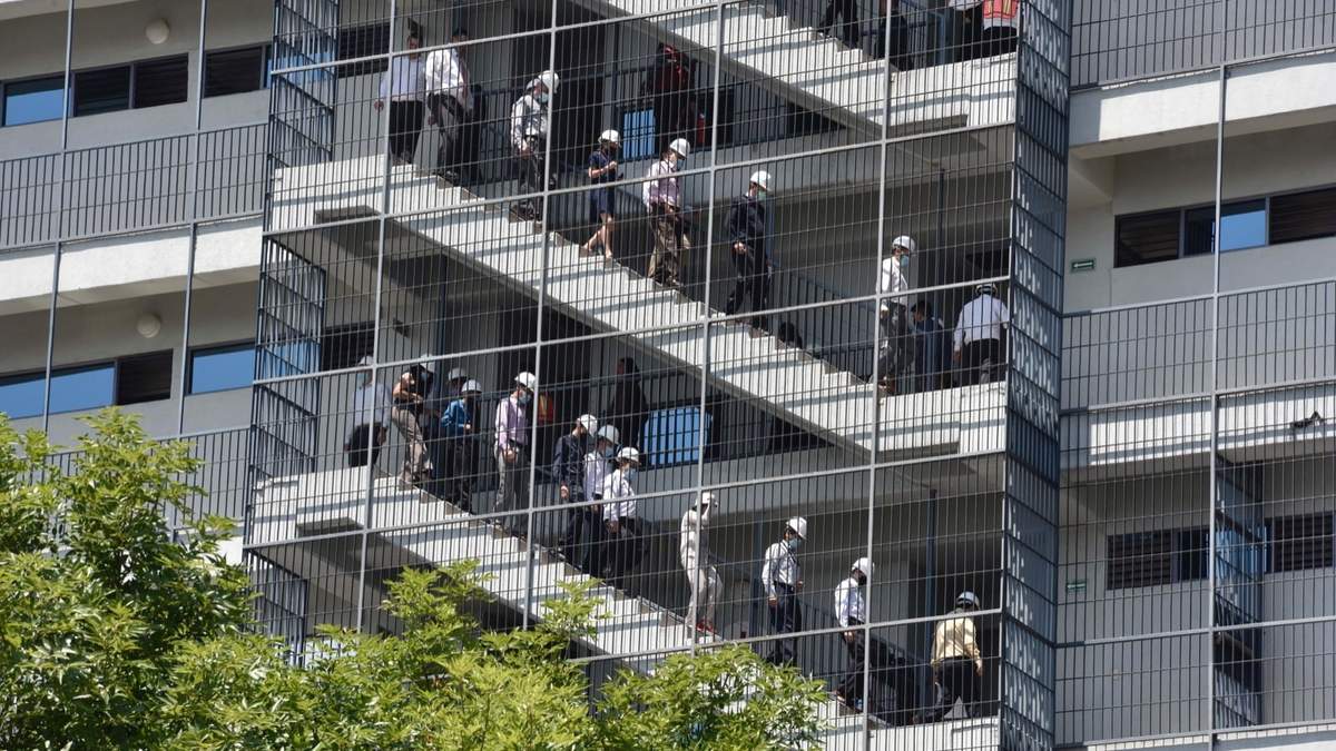 Simulacro por sismo en la CDMX 2023