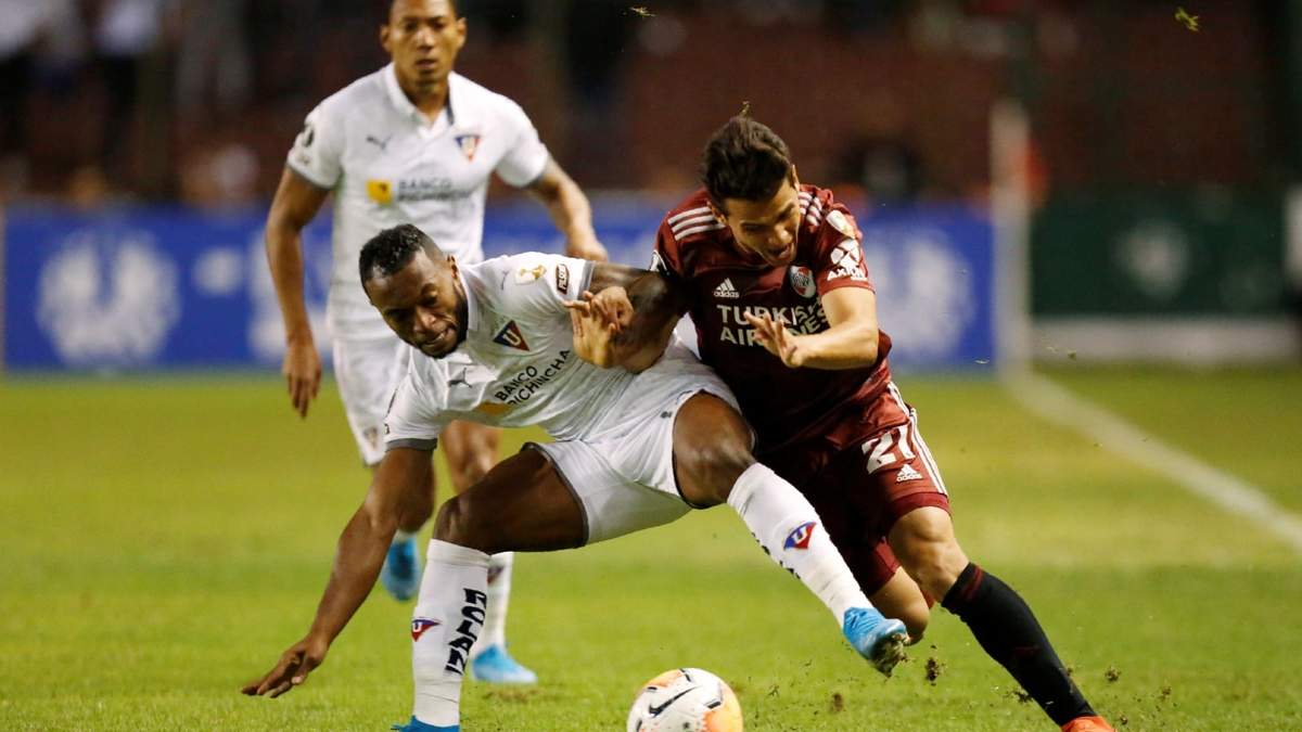 Liga vs River. Fuente: (Instagram)