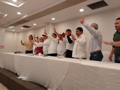 Líderes regionales del PRD en el Edomex renuncian; impulsarán campaña de Delfina Gómez