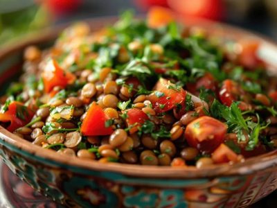 Ensalada de lentejas y hummus: una receta original con un toque gourmet para quedar de 10 en año nuevo