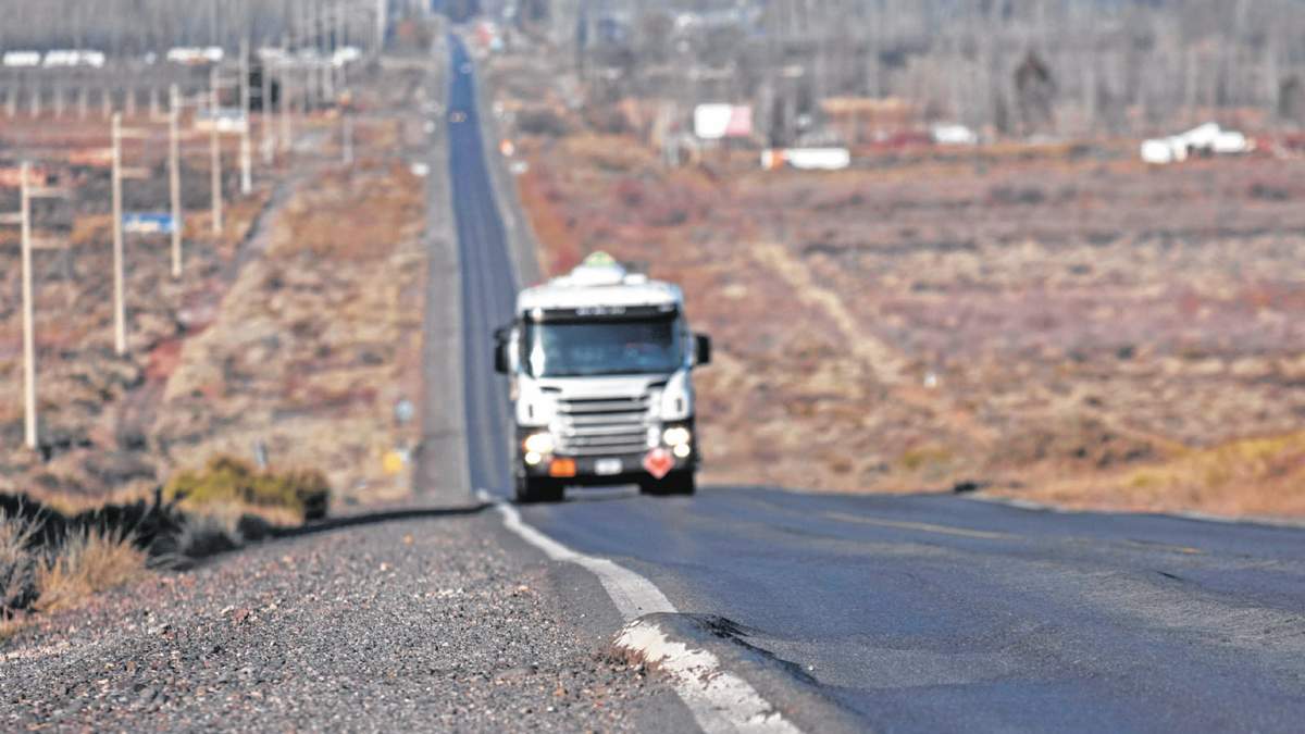 Ruta Nacional 22 en Río Negro. Fuente: (Twitter)