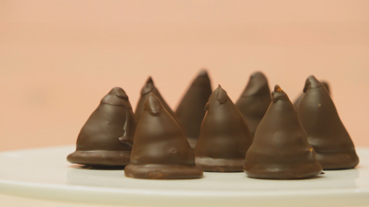 Conitos de dulce de leche. Fuente: (Instagram)