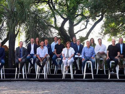 Referentes de Juntos por el Cambio se reunieron para celebrar el triunfo en las elecciones generales