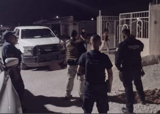 La casa donde ocurrió la tragedia. En Mapimí, Durango