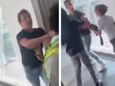 Pasajero insulta y golpea a personal de Viva Aerobus (Video)