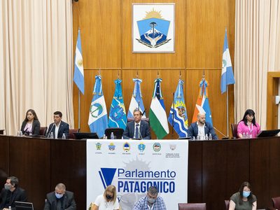 Marcos Koopmann abrió la sesión del Parlamento Patagónico