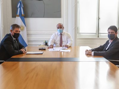 Juan Manzur se reunió con la cúpula de YPF en Casa Rosada