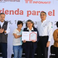 Desde la mañanera, Claudia Sheinbaum encabeza entrega de viviendas en Tamaulipas