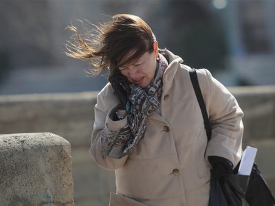 Alerta meteorológica por viento: diez provincias afectadas para este sábado