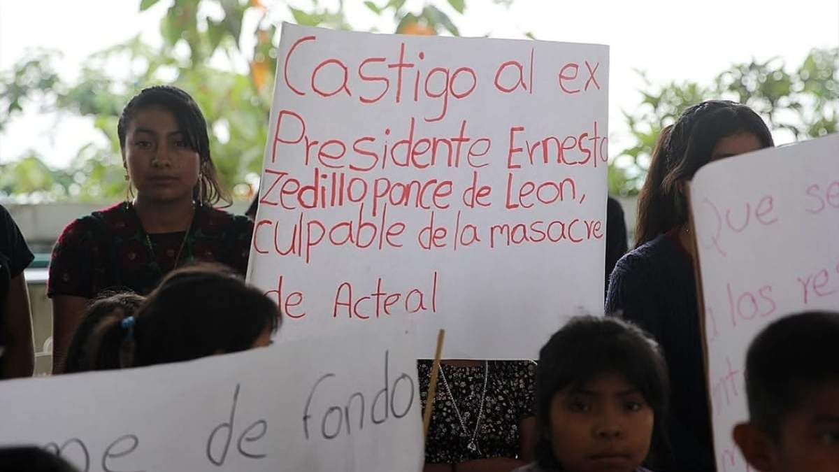 Las Abejas de Acteal recordaron a las víctimas de la matanza de 1997 con una misa