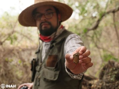 INAH halla pintura rupestre de más de 4 mil años en Hidalgo; ajustan ruta del Tren México-Querétaro
