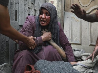 Israel bombardea zona de refugio de civiles palestinos