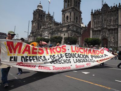 La CNTE llama a un 'estallido” en las calles en contra de la Ley de Seguridad Interior