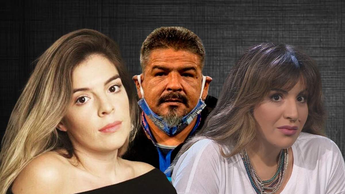 Dalma, Gianinna y Hugo Maradona. Fuente: (Minuto Neuquén)