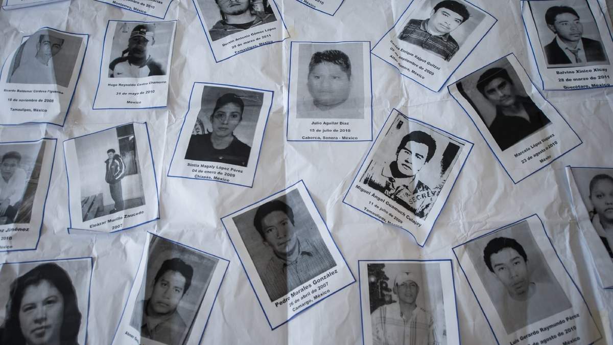 Fotografías de migrantes desaparecidos en México, Villahermosa, Tabasco (imagen ilustrativa)