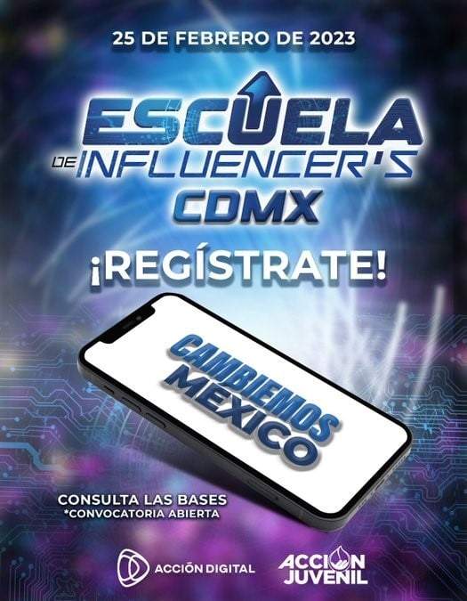 Convocatoria a la “Escuela de Influencers” del PAN