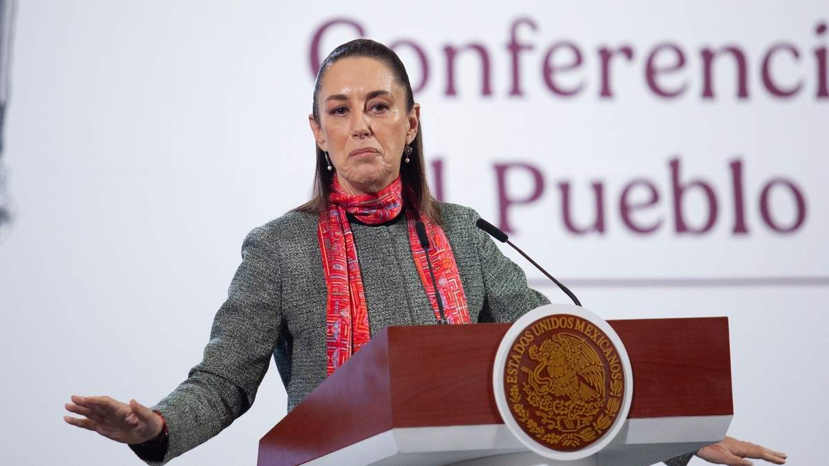 Claudia Sheinbaum en su conferencia del lunes