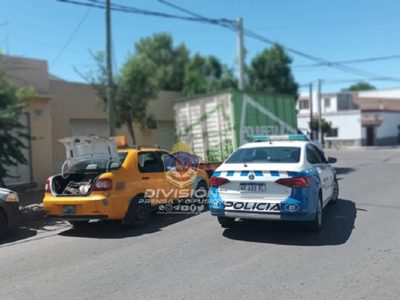 Dos hombres demorados por robar: Uno escapaba con plantas y otro con una rueda