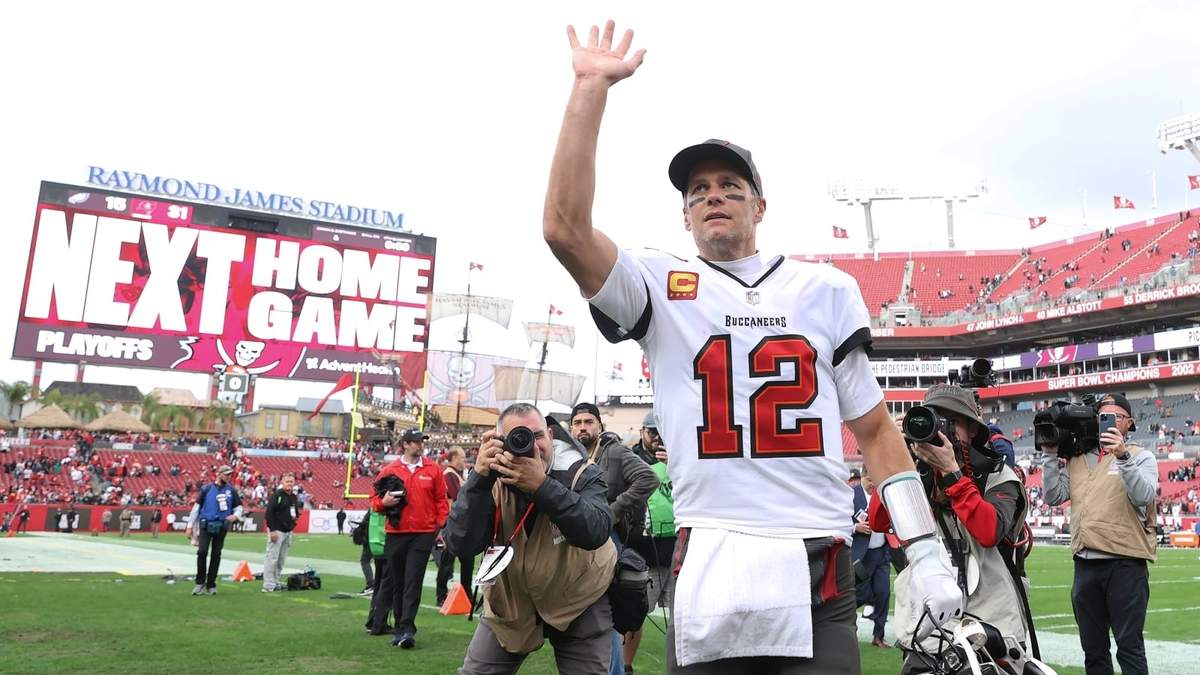 Tom Brady, mariscal de campo de los Bucaneros de Tampa Bay