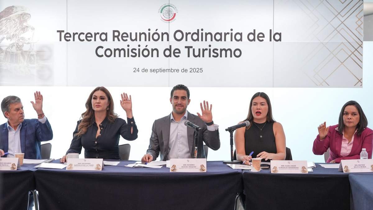 Comisión de Turismo del Senado vota a favor del dictamen para reforma la Ley General de Turismo, para proteger a menores de edad de la explotación sexual.