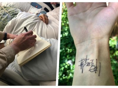 “Es real”, escribe mujer señalando al cielo luego de ser resucitada; la historia se vuelve viral