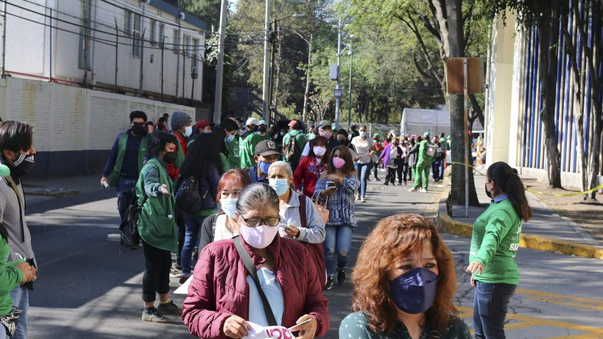 Una sede de vacunación en Magdalena Contreras