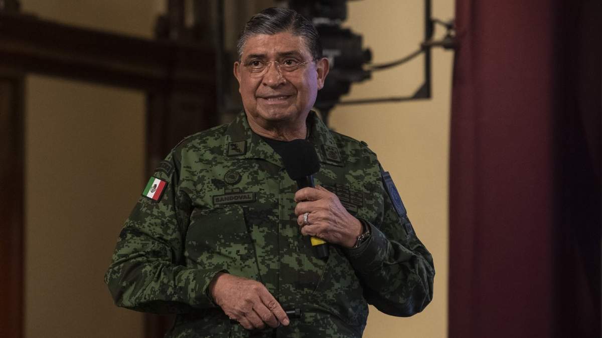 El titular de la Secretaria de la Defensa Nacional Luis Cresencio Sandoval