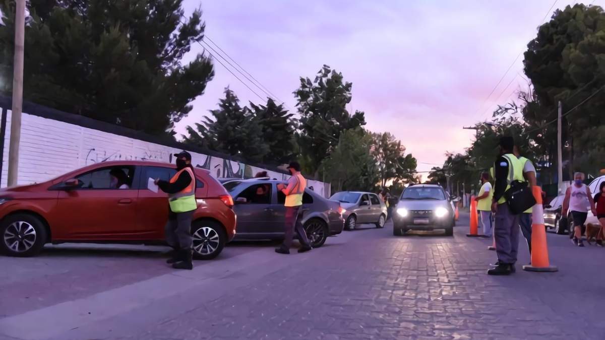 Operativo de tránsito en la zona de balnearios. Fuente: (Twitter)