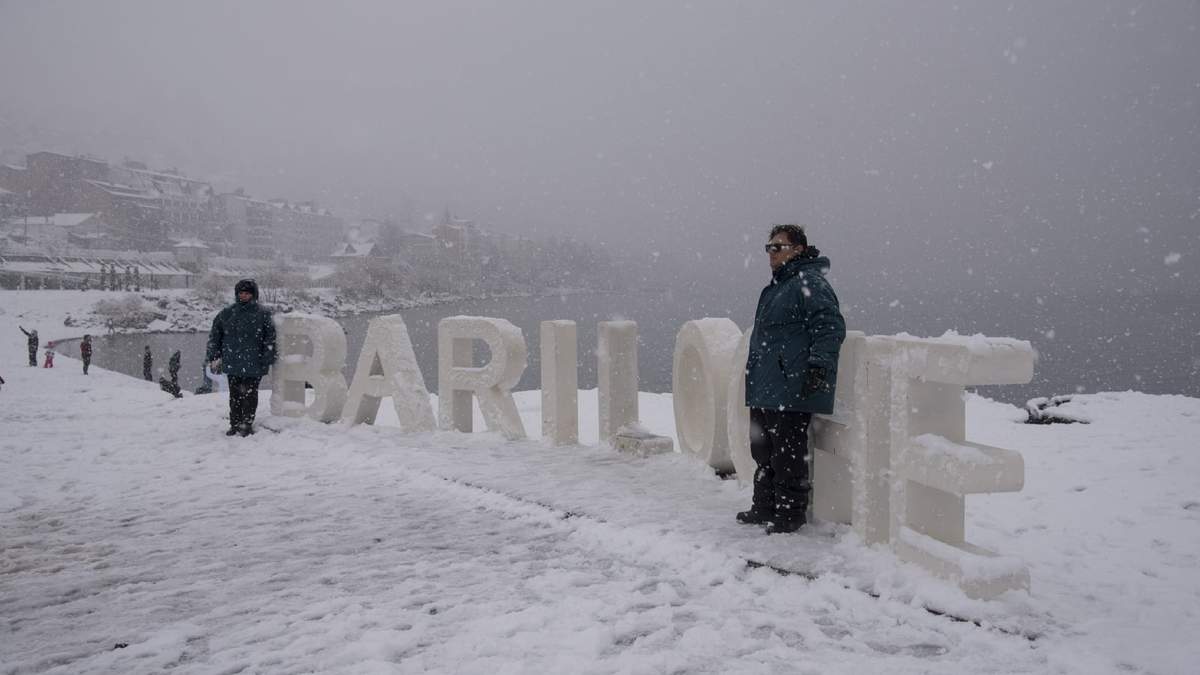 Hasta por lo menos el domingo están pronosticadas nevadas. Fuente: (Twitter)