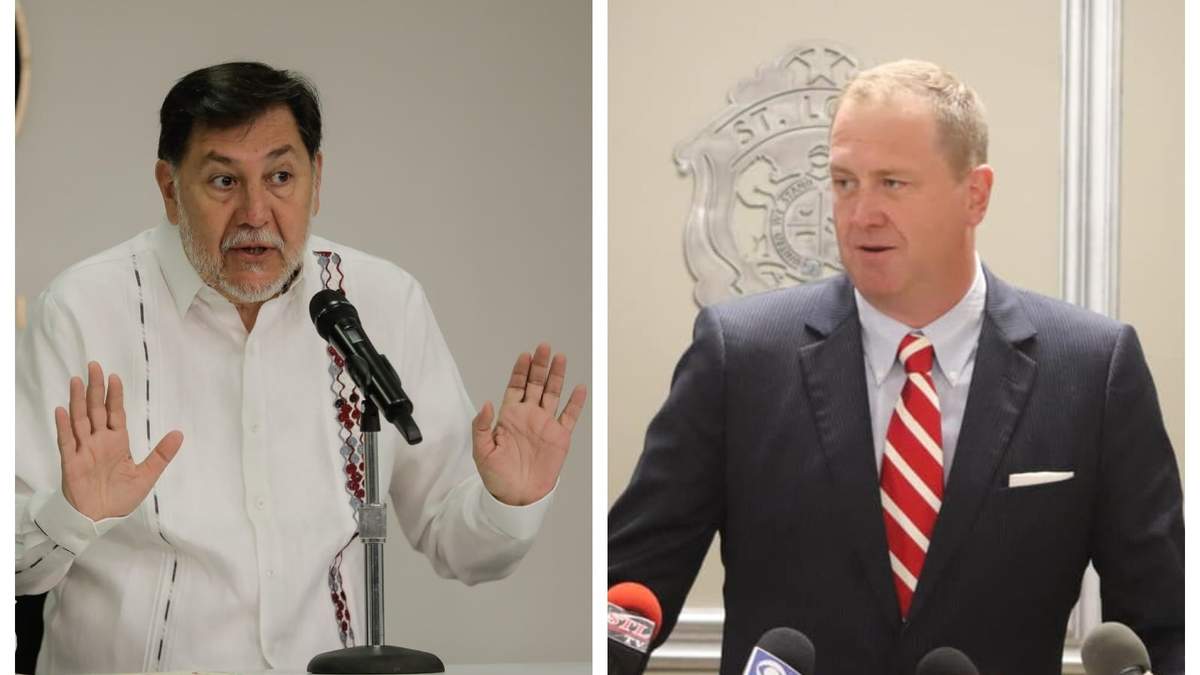 Gerardo Fernández Noroña y Eric Schmitt