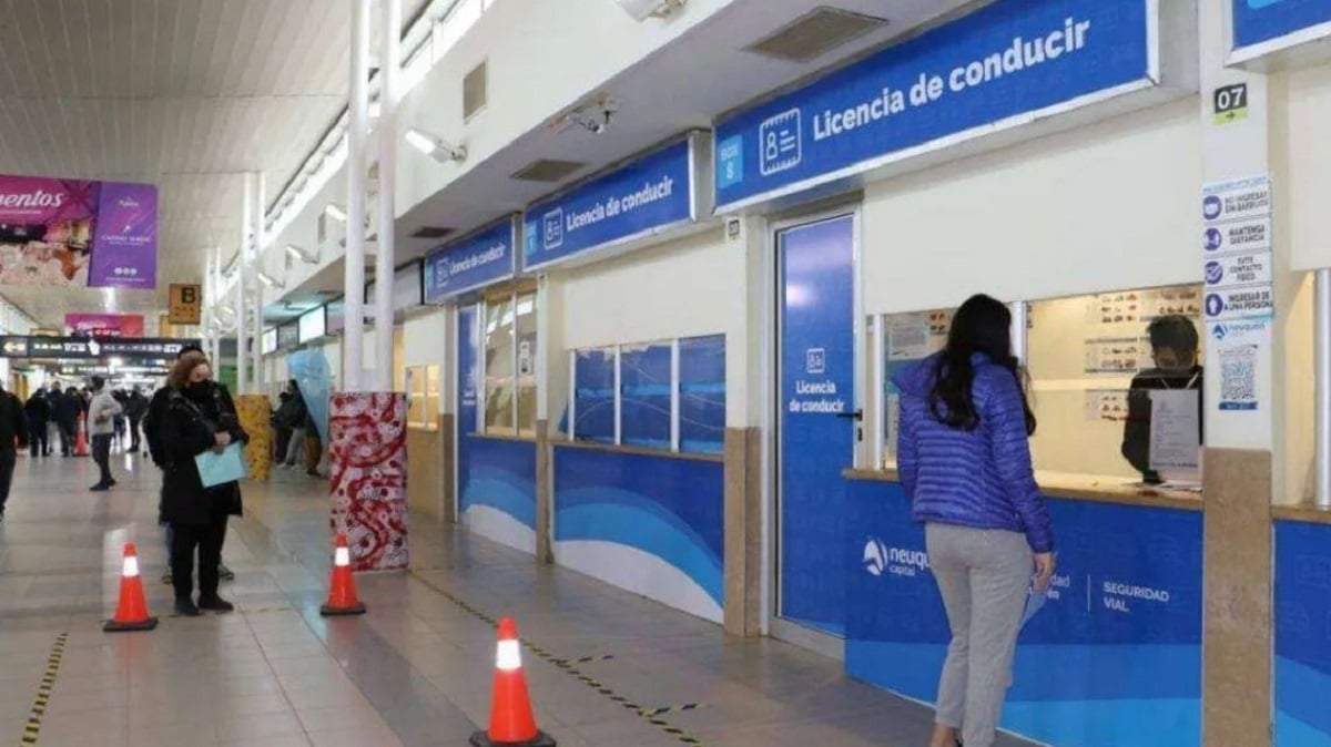 El Centro Emisor de Licencias de Conducir de Neuquén. Fuente: (Facebook)