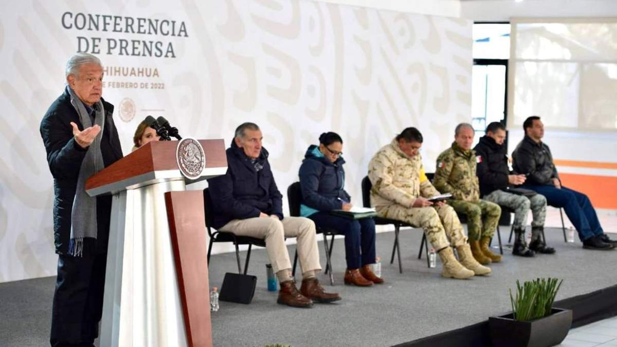 El presidente López Obrador en Chihuahua