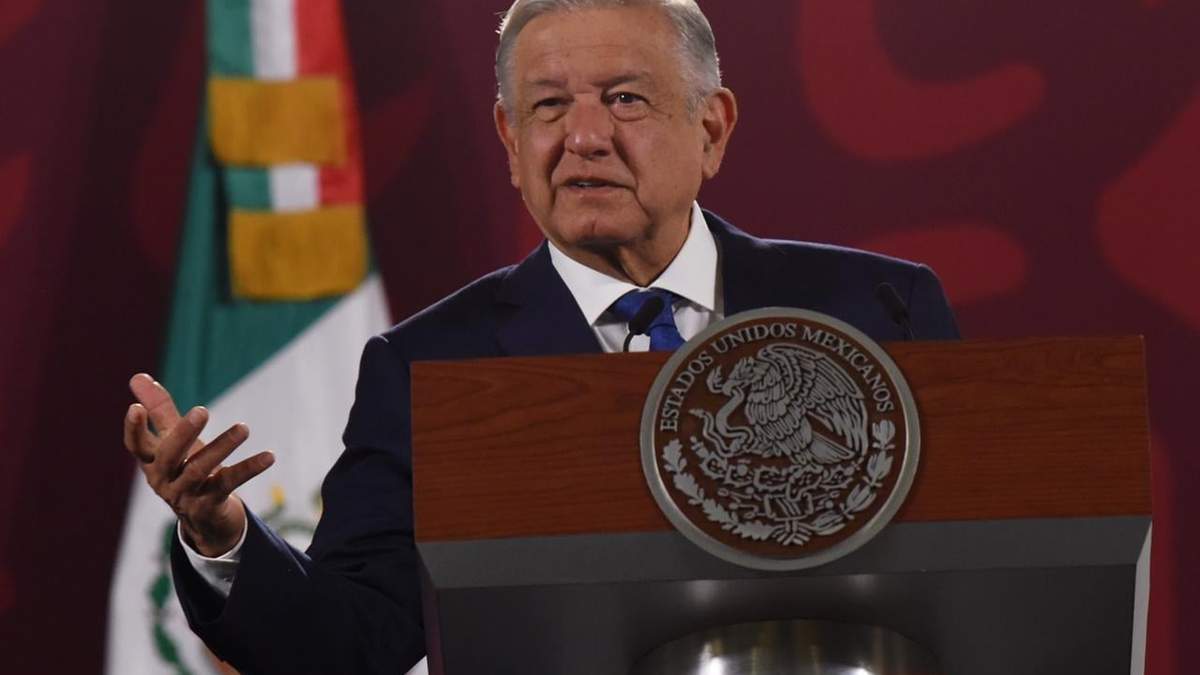 El presidente durante su conferencia matutina este miércoles