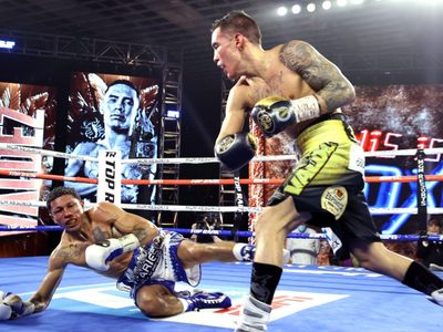 El impactante nocaut de Oscar Valdez para consagrarse campeón