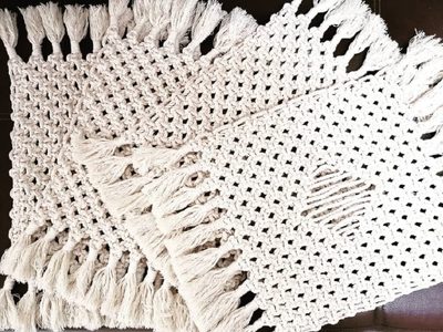 No tires tus individuales viejos o rotos: mirá esta bonita idea "low cost" para decorar tu galería