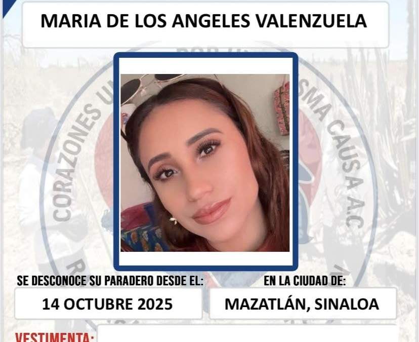 Ficha de búsqueda de María de los Ángeles