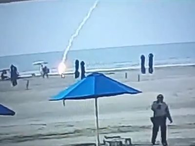 Un rayo mata a una turista en una playa de Cartagena (Video)