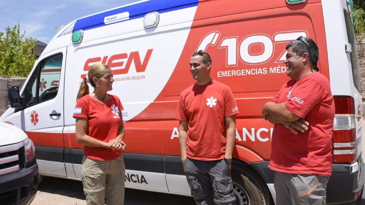 Servicio Integral de Emergencias de Neuquén. Fuente: (Twitter)
