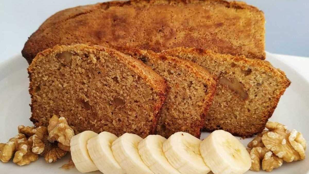 Budín de bananas. Fuente: (Instagram)
