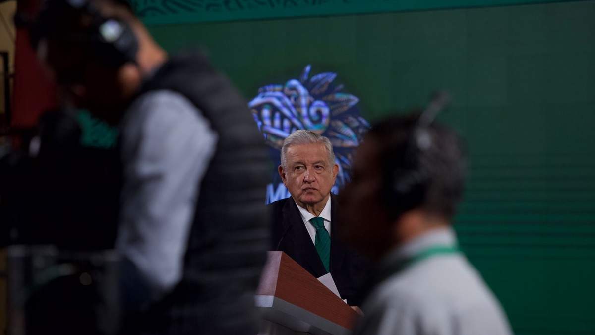 El presidente en su conferencia de prensa
