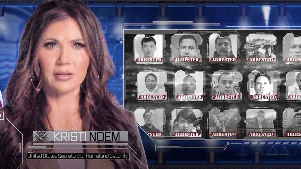 Kristi Noem en los nuevos spots