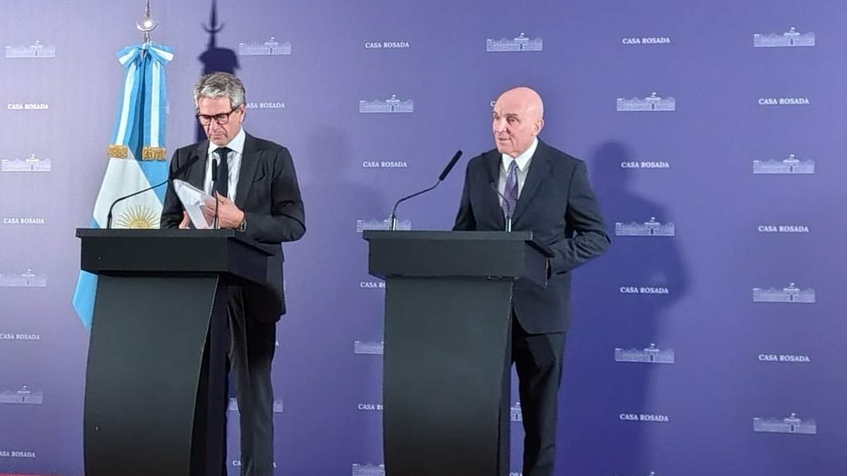 Juan Pazo, titular de ARCA y José Luis Espert, el diputado de LLA