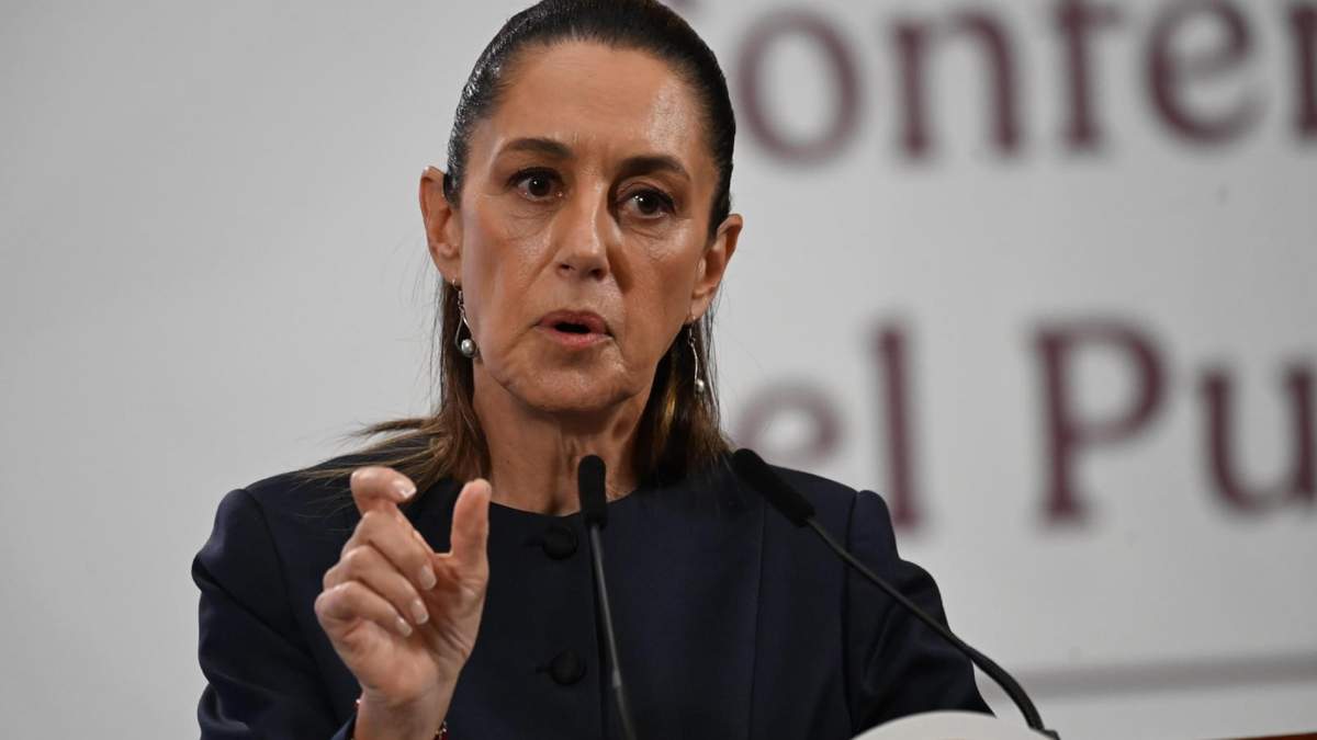 La presidenta Claudia Sheinbaum