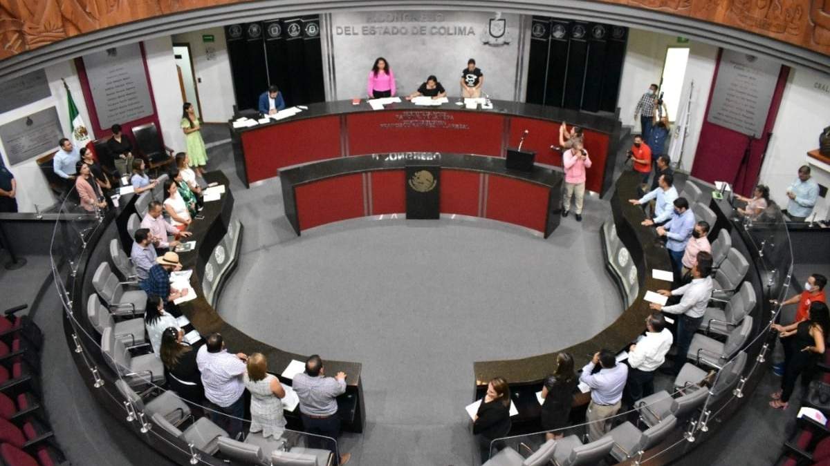 El pleno del Congreso de Colima