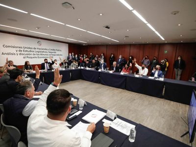 Comisiones en el Senado aprueban minutas de Ley de Ingresos y Miscelánea Fiscal