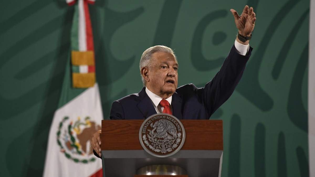 López Obrador en la conferencia mañanera