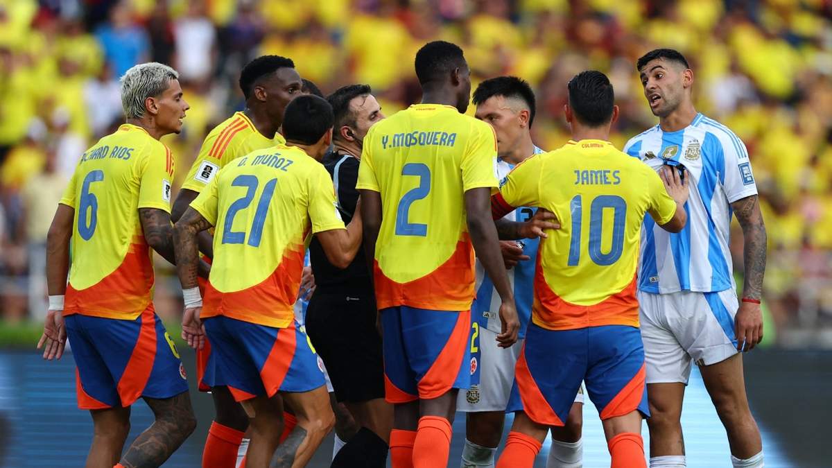 Colombia vs. Argentina. Fuente: (Instagram)