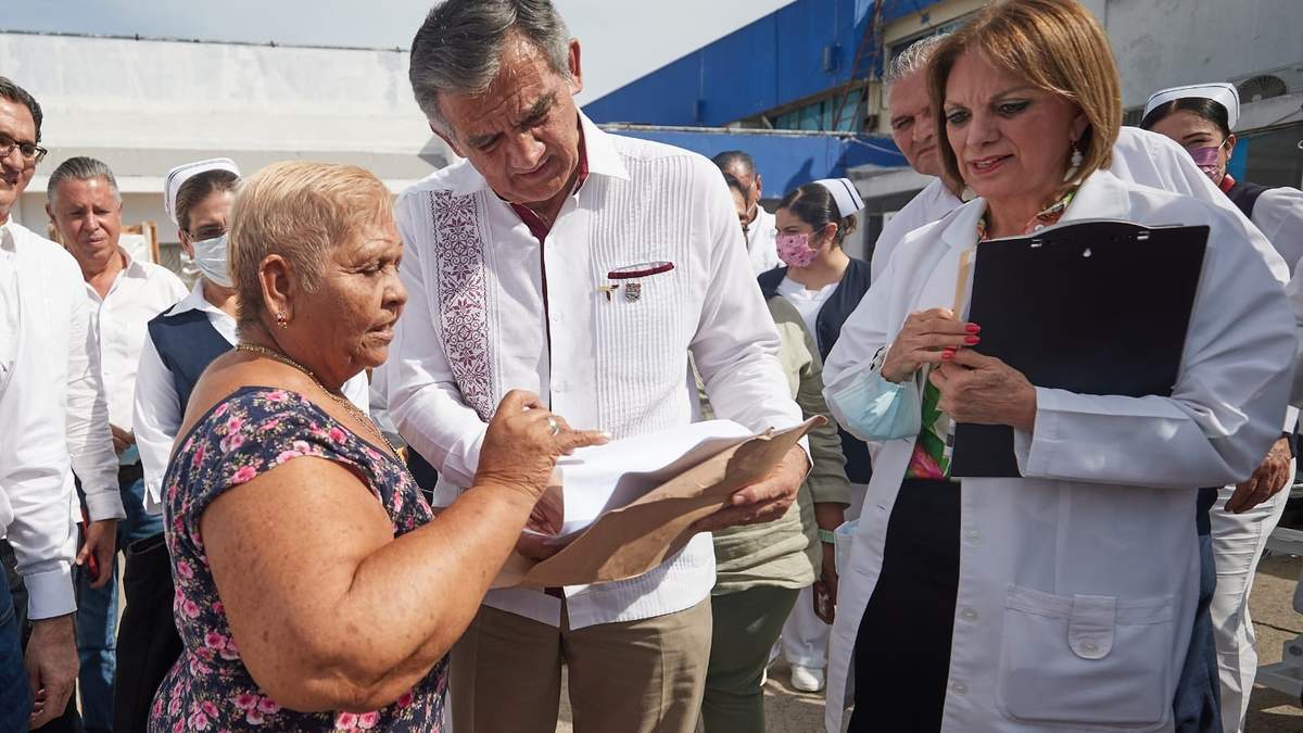 Constata Gobernador avance de construcción del Hospital Regional del ISSSTE en Tampico