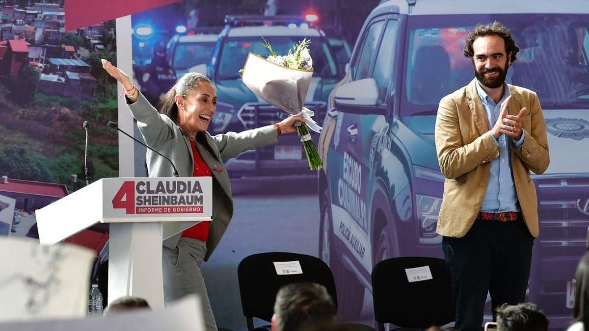 Uno de los informes de Claudia Sheinbaum